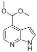 4-(Dimethoxymethyl)-1h-pyrrolo[2,3-b]pyridine Structure,1186311-04-5Structure