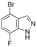 4-Bromo-7-fluoro-1h-indazole Structure,1186334-63-3Structure