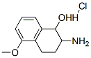 2-Amino-5-methoxy-1,2,3,4-tetrahydro-naphthalen-1-ol hydrochloride Structure,118645-18-4Structure