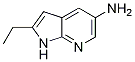 1H-pyrrolo[2,3-b]pyridin-5-amine, 2-ethyl- Structure,1186502-18-0Structure