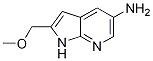 1H-pyrrolo[2,3-b]pyridin-5-amine, 2-(methoxymethyl)- Structure,1186502-26-0Structure