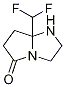 7A-(difluoromethyl)tetrahydro-1h-pyrrolo[1,2-a]imidazol-5(6h)-one Structure,1186533-18-5Structure