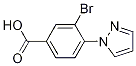 3-Bromo-4-(1H-pyrazol-1-yl)Benzoic acid Structure,1186663-57-9Structure