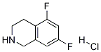 5,7-Difluoro-1,2,3,4-tetrahydro-isoquinoline hydrochloride Structure,1187174-14-6Structure