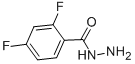 2,4-Difluorobenzoic acid hydrazide Structure,118737-62-5Structure