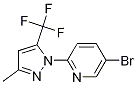 5-Bromo-2-(3-methyl-5-(trifluoromethyl)pyrazol-1-yl)pyridine Structure,1187385-59-6Structure