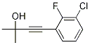 4-(3-Chloro-2-fluorophenyl)-2-methylbut-3-yn-2-ol Structure,1187385-72-3Structure