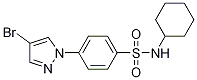 N-cyclohexyl-4-(4-bromopyrazol-1-yl)benzenesulfonamide Structure,1187385-90-5Structure