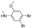 N-methyl-4,5-dibromo-2-methoxyaniline Structure,1187386-09-9Structure