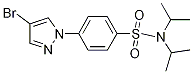 N,n-diisopropyl-4-(4-bromopyrazol-1-yl)benzenesulfonamide Structure,1187386-27-1Structure