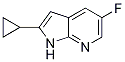 1H-pyrrolo[2,3-b]pyridine, 2-cyclopropyl-5-fluoro- Structure,1187449-15-5Structure