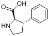 (2R,3S)-3-phenylpyrrolidine-2-carboxylic acid Structure,118758-50-2Structure