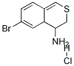 6-Bromo-3,4-dihydro-2h-isothiochromen-4-amine hydrochloride Structure,1187830-57-4Structure