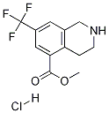 Methyl 7-(trifluoromethyl)-1,2,3,4-tetrahydroisoquinoline-5-carboxylate hcl Structure,1187830-67-6Structure