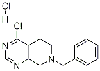 7-Benzyl-4-chloro-5,6,7,8-tetrahydropyrido[3,4-d]pyrimidine hydrochloride Structure,1187830-71-2Structure