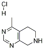 4-Methyl-5,6,7,8-tetrahydropyrido[3,4-d]pyrimidine hydrochloride Structure,1187830-72-3Structure