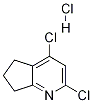 2,4-Dichloro-6,7-dihydro-5h-cyclopenta[b]pyridine hydrochloride Structure,1187830-87-0Structure