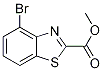 Methyl 4-bromobenzo[d]thiazole-2-carboxylate Structure,1187928-62-6Structure