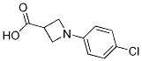 1-(4-Chloro-phenyl)-azetidine-3-carboxylic acid Structure,1187933-29-4Structure