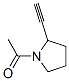 Pyrrolidine, 1-acetyl-2-ethynyl- (9ci) Structure,118800-19-4Structure