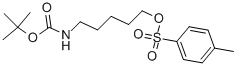 Tert-butyl n-[5-(tosyloxy)pentyl]carbamate Structure,118811-34-0Structure