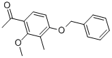 4-Benzyloxy-2-methoxy-3-methylacetophenone Structure,118824-96-7Structure