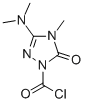 1H-1,2,4-triazole-1-carbonyl chloride, 3-(dimethylamino)-4,5-dihydro-4-methyl-5-oxo- (9ci) Structure,118846-72-3Structure