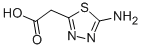 (5-Amino-[1,3,4]thiadiazol-2-yl)-acetic acid methyl ester Structure,118863-94-8Structure