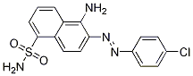 1-Amino-2-(4-chlorophenylazo)naphthalene-5-sulfonamide Structure,118876-55-4Structure