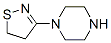 Piperazine, 1-(4,5-dihydro-3-isothiazolyl)-(9ci) Structure,118879-86-0Structure