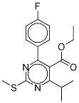 [4-(4-Fluorophenyl)-6-(1-methylethyl)-2-(methylsulfinyl)-5-pyrimidinyl]-ethyl ester-d6 Structure,1189487-47-5Structure