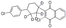 2-Chloro-3-[4-(4-chlorophenyl)cyclohexyl-d5]-1,4-naphthalenedione Structure,1189507-64-9Structure