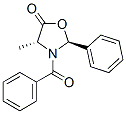 (2S,4r)-3-benzoyl-4-methyl-2-phenyl-5-oxazolidinone Structure,118995-17-8Structure