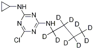 2-(N-butyl-d9-amino)-4-chloro-6-cyclopropylamino-1,3,5-triazine Structure,1189997-37-2Structure