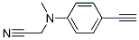 2-((4-乙炔苯基)(甲基)氨基)乙腈結構式_1190129-79-3結構式