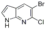 1H-pyrrolo[2,3-b]pyridine, 5-bromo-6-chloro- Structure,1190321-59-5Structure