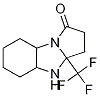 (3Ar,4ar,8ar)-3a-(trifluoromethyl)decahydro-1h-benzo[d]pyrrolo[1,2-a]imidazol-1-one Structure,1190437-08-1Structure