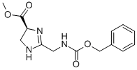 1H-imidazole-4-carboxylic acid, 4,5-dihydro-2-[[[(phenylmethoxy)carbonyl]amino]methyl]-, methyl ester, (s)- Structure,119140-50-0Structure