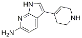 1H-pyrrolo[2,3-b]pyridin-6-amine, 3-(1,2,3,6-tetrahydro-4-pyridinyl)- Structure,1191583-57-9Structure