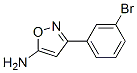 3-(3-Bromo-phenyl)-isoxazol-5-ylamine Structure,119162-52-6Structure