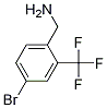 4-Bromo-2-(trifluoromethyl)benzenemethanamine Structure,1192539-95-9Structure