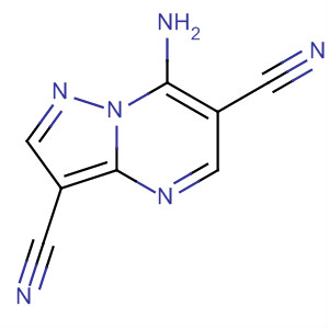 7-Amino-pyrazolo[1,5-a]pyrimidine-3,6-dicarbonitrile Structure,119270-27-8Structure