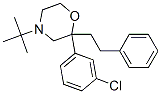 4-Tert-butyl-2-(3-chlorophenyl)-2-(phenylethyl)-morpholine Structure,119491-62-2Structure