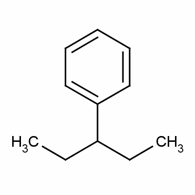 (1-Ethylpropyl)benzene Structure,1196-58-3Structure