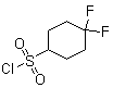 4,4-Difluorocyclohexane-1-sulfonyl chloride Structure,1196154-77-4Structure