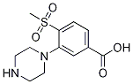 4-(Methylsulfonyl)-3-(1-piperazinyl)benzoic acid Structure,1197193-03-5Structure