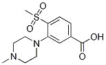 3-(4-Methyl-1-piperazinyl)-4-(methylsulfonyl)benzoic acid Structure,1197193-05-7Structure