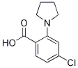 4-Chloro-2-(1-pyrrolidinyl)benzoic acid Structure,1197193-20-6Structure