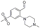 2-(4-Methyl-1-piperazinyl)-4-(methylsulfonyl)benzaldehyde Structure,1197193-37-5Structure