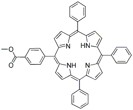 5-(4-Methoxycarbonylphenyl)-10,15,20-triphenyl-21h,23h-porphine Structure,119730-06-2Structure